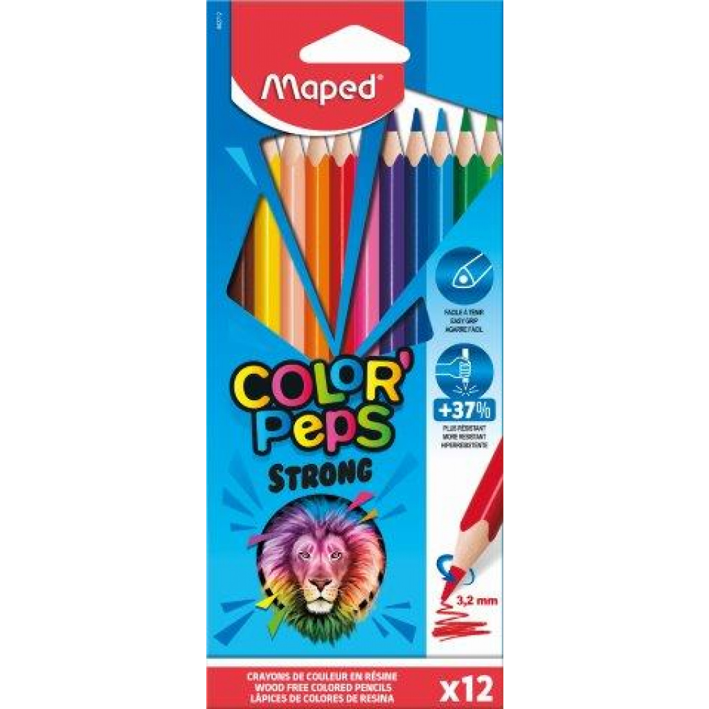 Maped Colour Pencils Strong Triangular Wood S Maped Helix Sa