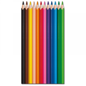 colour pencils wood