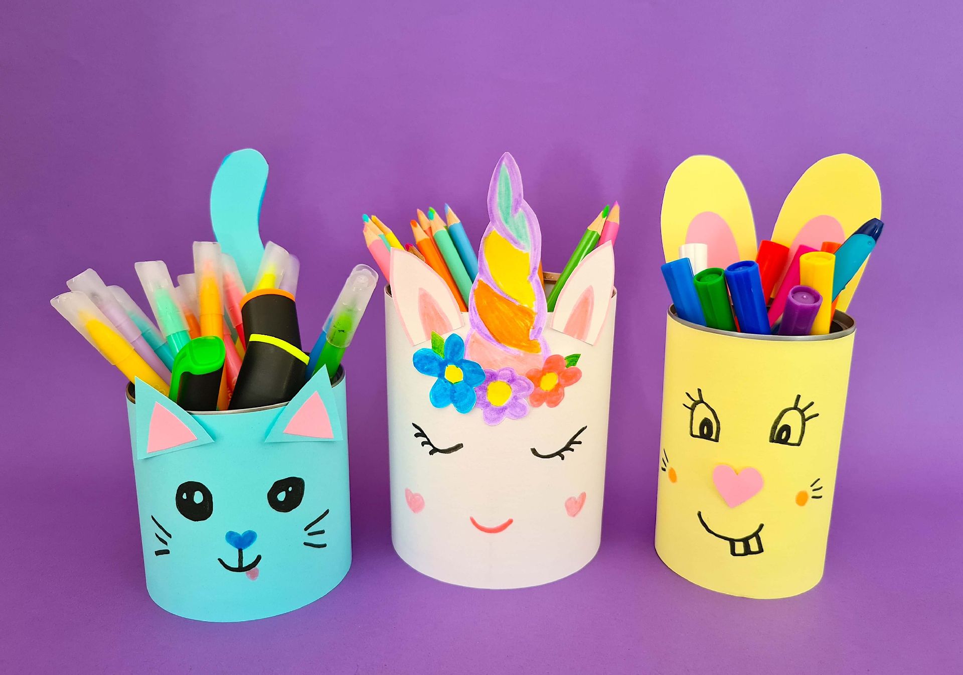 Make a cute pencil holder