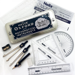 Helix Oxford Math Set 11 Piece Original – Complete student stationery set for school and exams