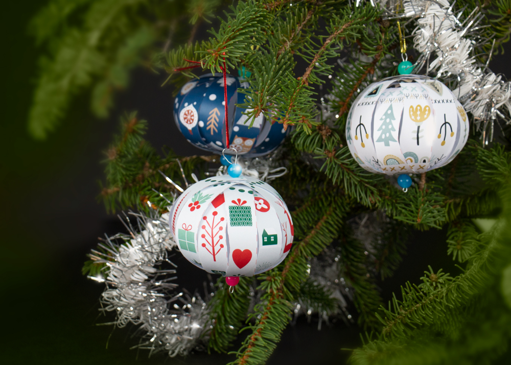 DIY Christmas: Make 3D Christmas Baubles