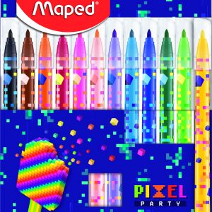 MAPED Pixel Felt Tip Pens 12's
