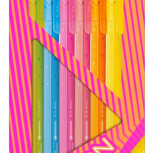MAPED Neon Felt Tip Graph Pep's 0.4mm 6's