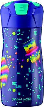 MAPED Pixel Picnik Stainless Steel Water Bottle 430ml