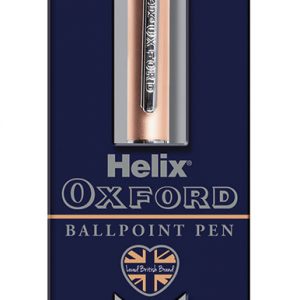 HELIX OXFORD Ballpen Medium Black Ink - Rose Gold