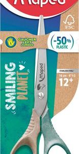 MAPED Smiling Planet Scissor 16cm Left Handed FSC