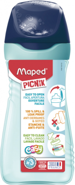 MAPED PICNIK Origins Water Bottle 430ml - Blue/Green