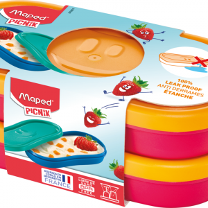 MAPED Picnik Concept Kids Snack Box 2's Pink