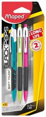 MAPED Clutch Pencil Long Life 0.5mm 3's