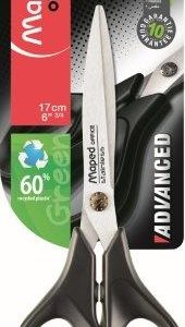 MAPED Scissors 17cm Advanced Green Black Handle