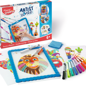 Maped Creativ Erasable Masks Theme Drawing Artist Board