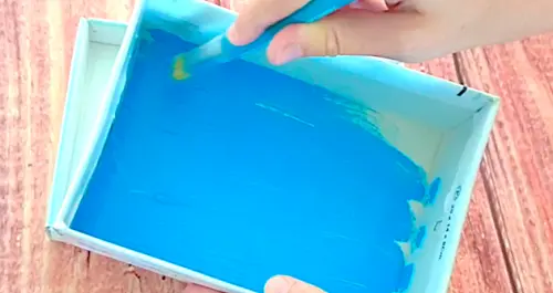 3D Shoebox Aquarium - DIY Kids Activity - Step 2