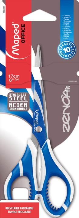 Maped Zenoa Premium Soft Handle Multi Purpose Adult scissors 7/18cm