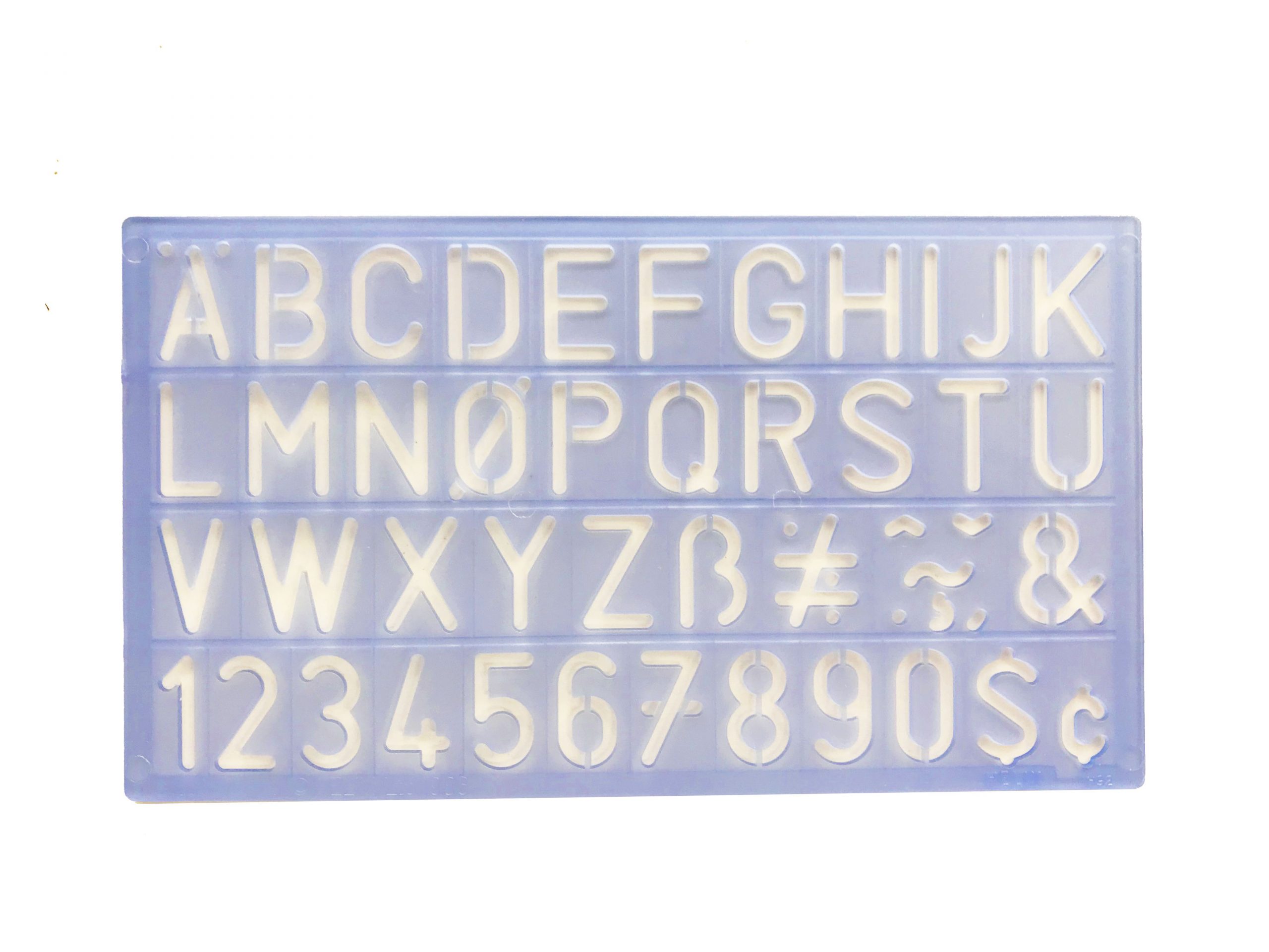 HELIX 30mm Lettering Stencil - Maped Helix SA