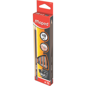 MAPED Graphite Triangular HB Pencil 12's