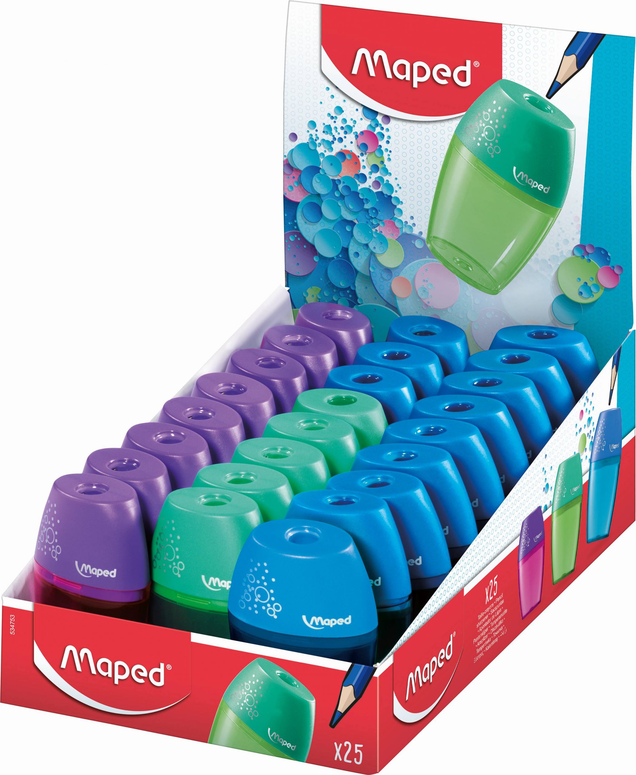 MAPED Sharpener 1 Hole Shaker Maped Helix SA
