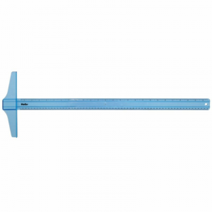 Helix T-Square Plastic 65cm – precision measuring tool for technical drawing, made from durable plastic with a clear calibrated blade and fixed head