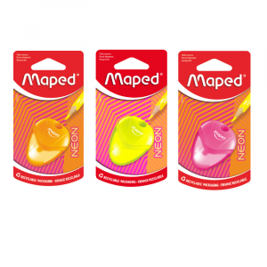 MAPED Neon Sharpener 1 Hole Igloo - Colour Option Varies