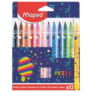 MAPED Pixel Felt Tip Pens 12's