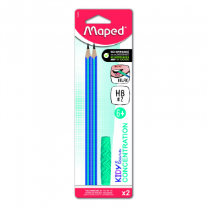 MAPED Graphite KidyLearn Focus HB 2's PLUS Chewable Topper