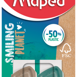 MAPED Smiling Planet Eraser Precision FSC 2's