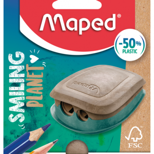 MAPED Smiling Planet Sharpener 2 Hole FSC