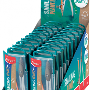 MAPED Smiling Planet Compass Study - Pencil FSC