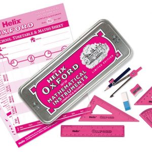 HELIX OXFORD Math Set 10 Piece - Pink