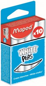 MAPED White'Peps Chalk - White 10's