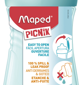 MAPED PICNIK Origins Water Bottle 430ml - Blue/Green