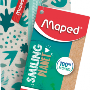 MAPED Smiling Planet Pencil Case - 100% Recycled Fabric