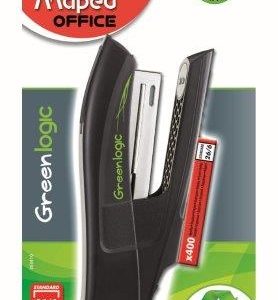 MAPED Greenlogic Stapler Half Strip 25 Sheet + Staples