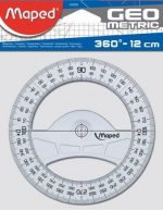 MAPED Protractor Geo - 12cm 360 Degree