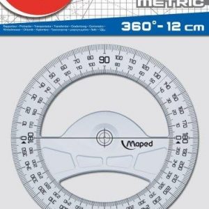 MAPED Protractor Geo - 12cm 360 Degree