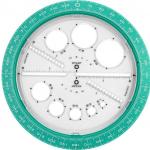 HELIX Template Angle & Circle Maker – Assorted Colours