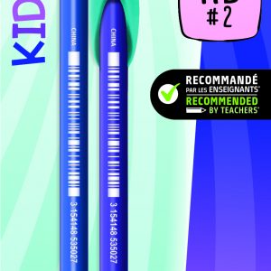 MAPED Graphite KidyLearn HB with Eraser 2Pencils + 1Grip