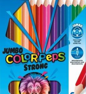 MAPED Colour Pencils Strong Triangular Jumbo 0% Wood 12's