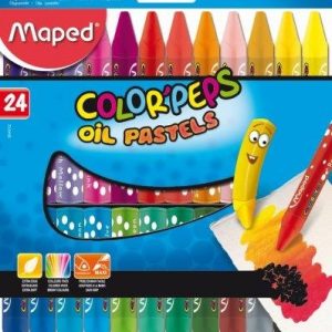 MAPED Oil Pastels Color'Peps Triangular 24's