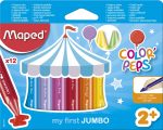 MAPED Wax Crayons Color'Peps Triangular Jumbo 12's