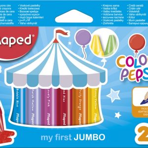 MAPED Wax Crayons Color'Peps Triangular Jumbo 12's
