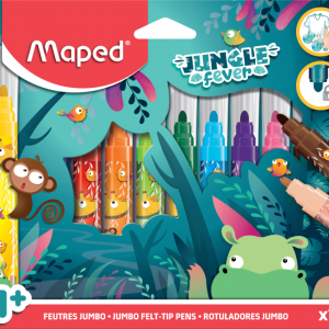 MAPED Jungle Jumbo Felt Tip 12's